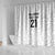New Zealand Rangatira Custom Shower Curtain All White Niho Taniwha Maori Tribal