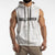 New Zealand Rangatira Custom Sleeveless Zip Hoodie All White Niho Taniwha Maori Tribal - Polynesian Pride