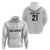 New Zealand Rangatira Custom Zip Hoodie All White Niho Taniwha Maori Tribal