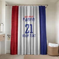 New Zealand Rugby Pacific Personalised Bathroom Set Maori Style Tribal Tapa Pattern - Polynesian Pride