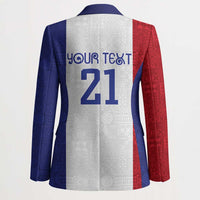 New Zealand Rugby Pacific Personalised Blazer Maori Style Tribal Tapa Pattern - Polynesian Pride