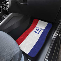 New Zealand Rugby Pacific Personalised Car Mats Maori Style Tribal Tapa Pattern