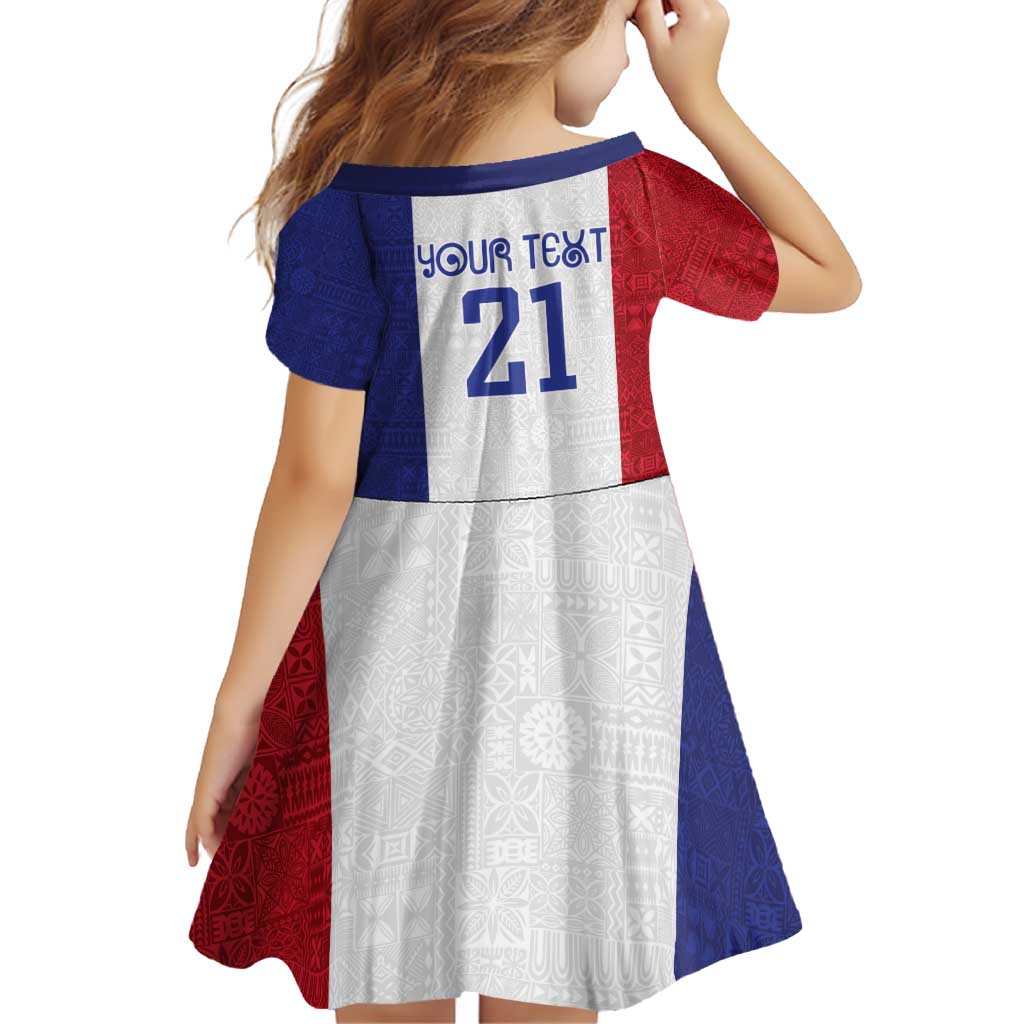 New Zealand Rugby Pacific Personalised Family Matching Off Shoulder Short Dress and Hawaiian Shirt Maori Style Tribal Tapa Pattern