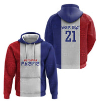 New Zealand Rugby Pacific Personalised Hoodie Maori Style Tribal Tapa Pattern