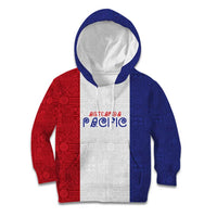 New Zealand Rugby Pacific Personalised Kid Hoodie Maori Style Tribal Tapa Pattern