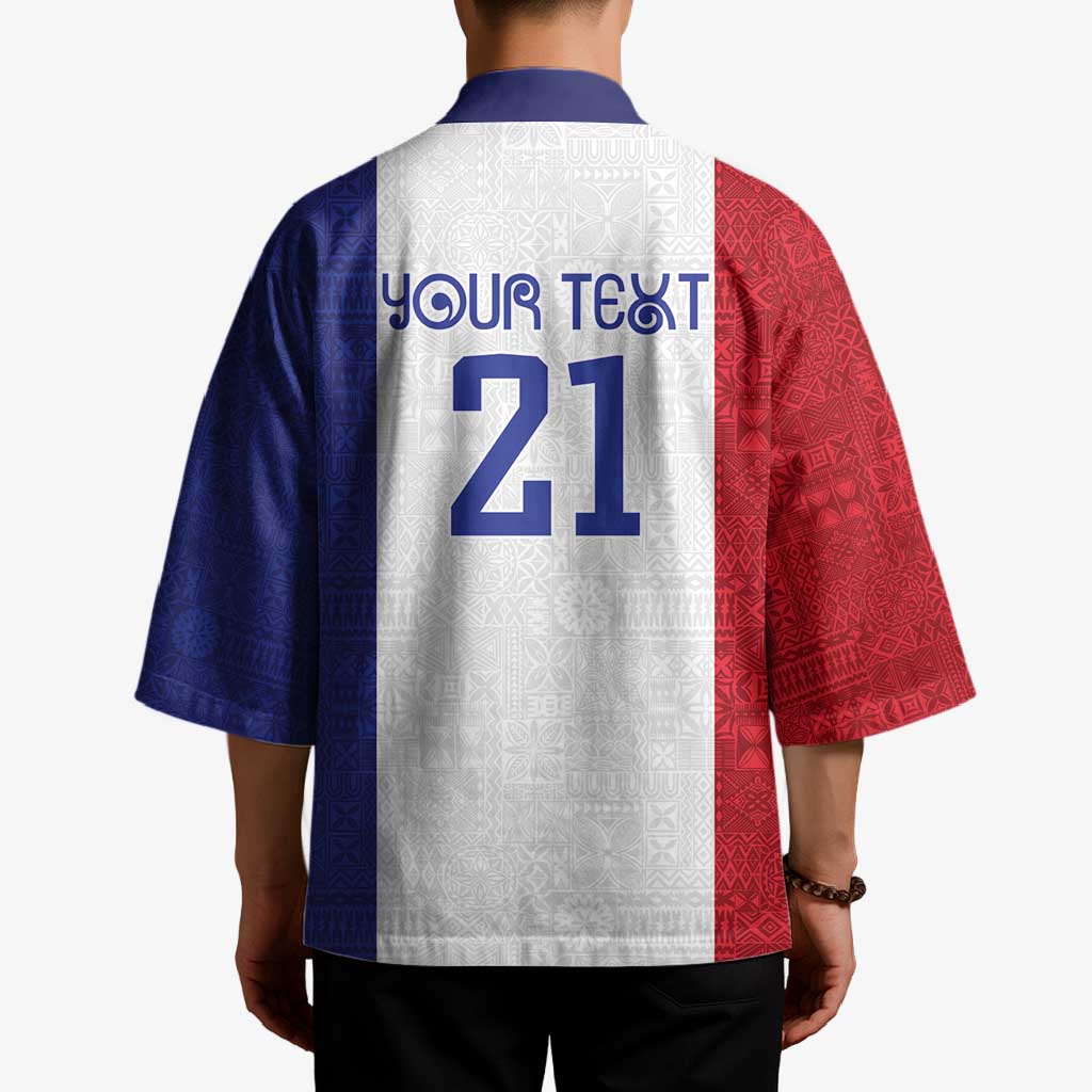 New Zealand Rugby Pacific Personalised Kimono Maori Style Tribal Tapa Pattern - Polynesian Pride