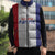 New Zealand Rugby Pacific Personalised Sleeveless Puffer Jacket Maori Style Tribal Tapa Pattern - Polynesian Pride