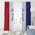 New Zealand Rugby Pacific Personalised Window Curtain Maori Style Tribal Tapa Pattern