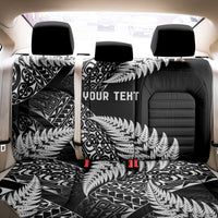 New Zealand Rugby Pacific Personalised Back Car Seat Cover All Black Maori Pasifika Fern Pattern