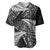 New Zealand Rugby Pacific Personalised Baseball Jersey All Black Maori Pasifika Fern Pattern