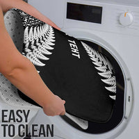 New Zealand Rugby Pacific Personalised Bathroom Set All Black Maori Pasifika Fern Pattern - Polynesian Pride