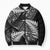 New Zealand Rugby Pacific Personalised Bomber Puffer Jacket All Black Maori Pasifika Fern Pattern - Polynesian Pride