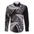 New Zealand Rugby Pacific Personalised Family Matching Long Sleeve Bodycon Dress and Hawaiian Shirt All Black Maori Pasifika Fern Pattern