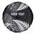 New Zealand Rugby Pacific Personalised Spare Tire Cover All Black Maori Pasifika Fern Pattern