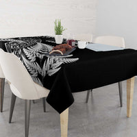 New Zealand Rugby Pacific Personalised Tablecloth All Black Maori Pasifika Fern Pattern