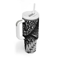 New Zealand Rugby Pacific Personalised Tumbler With Handle All Black Maori Pasifika Fern Pattern