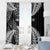 New Zealand Rugby Pacific Personalised Window Curtain All Black Maori Pasifika Fern Pattern