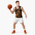 New Zealand Rugby Pacific Personalised Basketball Jersey All Gold Maori Pasifika Fern Pattern - Polynesian Pride