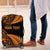 New Zealand Rugby Pacific Personalised Luggage Cover All Gold Maori Pasifika Fern Pattern