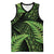 New Zealand Rugby Pacific Personalised Basketball Jersey All Lime Maori Pasifika Fern Pattern - Polynesian Pride