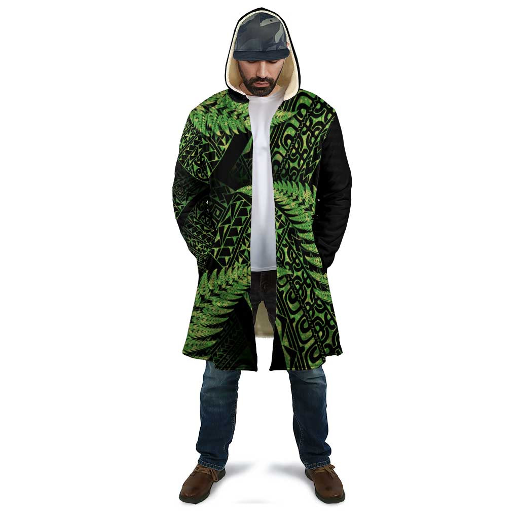 New Zealand Rugby Pacific Personalised Cloak All Lime Maori Pasifika Fern Pattern - Polynesian Pride