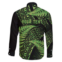 New Zealand Rugby Pacific Personalised Family Matching Puletasi and Hawaiian Shirt All Lime Maori Pasifika Fern Pattern LT9 - Polynesian Pride