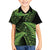 New Zealand Rugby Pacific Personalised Family Matching Tank Maxi Dress and Hawaiian Shirt All Lime Maori Pasifika Fern Pattern