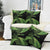 New Zealand Rugby Pacific Personalised Pillow Cover All Lime Maori Pasifika Fern Pattern - Polynesian Pride