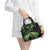 New Zealand Rugby Pacific Personalised Shoulder Handbag All Lime Maori Pasifika Fern Pattern
