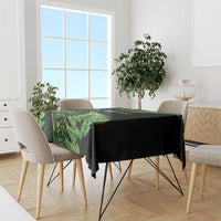 New Zealand Rugby Pacific Personalised Tablecloth All Lime Maori Pasifika Fern Pattern LT9 - Polynesian Pride
