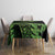 New Zealand Rugby Pacific Personalised Tablecloth All Lime Maori Pasifika Fern Pattern