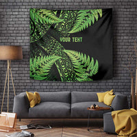 New Zealand Rugby Pacific Personalised Tapestry All Lime Maori Pasifika Fern Pattern