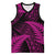 New Zealand Rugby Pacific Personalised Basketball Jersey All Pink Maori Pasifika Fern Pattern - Polynesian Pride