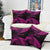 New Zealand Rugby Pacific Personalised Pillow Cover All Pink Maori Pasifika Fern Pattern - Polynesian Pride