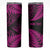 New Zealand Rugby Pacific Personalised Skinny Tumbler All Pink Maori Pasifika Fern Pattern
