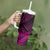 New Zealand Rugby Pacific Personalised Tumbler With Handle All Pink Maori Pasifika Fern Pattern