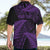 New Zealand Rugby Pacific Personalised Hawaiian Shirt All Purple Maori Pasifika Fern Pattern