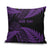 New Zealand Rugby Pacific Personalised Pillow Cover All Purple Maori Pasifika Fern Pattern - Polynesian Pride