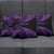 New Zealand Rugby Pacific Personalised Pillow Cover All Purple Maori Pasifika Fern Pattern - Polynesian Pride