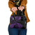 New Zealand Rugby Pacific Personalised Shoulder Handbag All Purple Maori Pasifika Fern Pattern