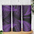 New Zealand Rugby Pacific Personalised Skinny Tumbler All Purple Maori Pasifika Fern Pattern