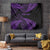 New Zealand Rugby Pacific Personalised Tapestry All Purple Maori Pasifika Fern Pattern
