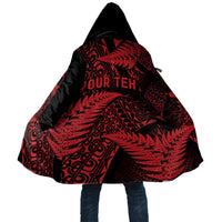 New Zealand Rugby Pacific Personalised Cloak All Red Maori Pasifika Fern Pattern - Polynesian Pride