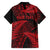New Zealand Rugby Pacific Personalised Family Matching Tank Maxi Dress and Hawaiian Shirt All Red Maori Pasifika Fern Pattern