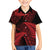 New Zealand Rugby Pacific Personalised Kid Hawaiian Shirt All Red Maori Pasifika Fern Pattern