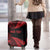 New Zealand Rugby Pacific Personalised Luggage Cover All Red Maori Pasifika Fern Pattern