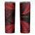 New Zealand Rugby Pacific Personalised Skinny Tumbler All Red Maori Pasifika Fern Pattern