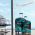 New Zealand Rugby Pacific Personalised Luggage Cover All Turquoise Maori Pasifika Fern Pattern