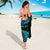 New Zealand Rugby Pacific Personalised Sarong All Turquoise Maori Pasifika Fern Pattern