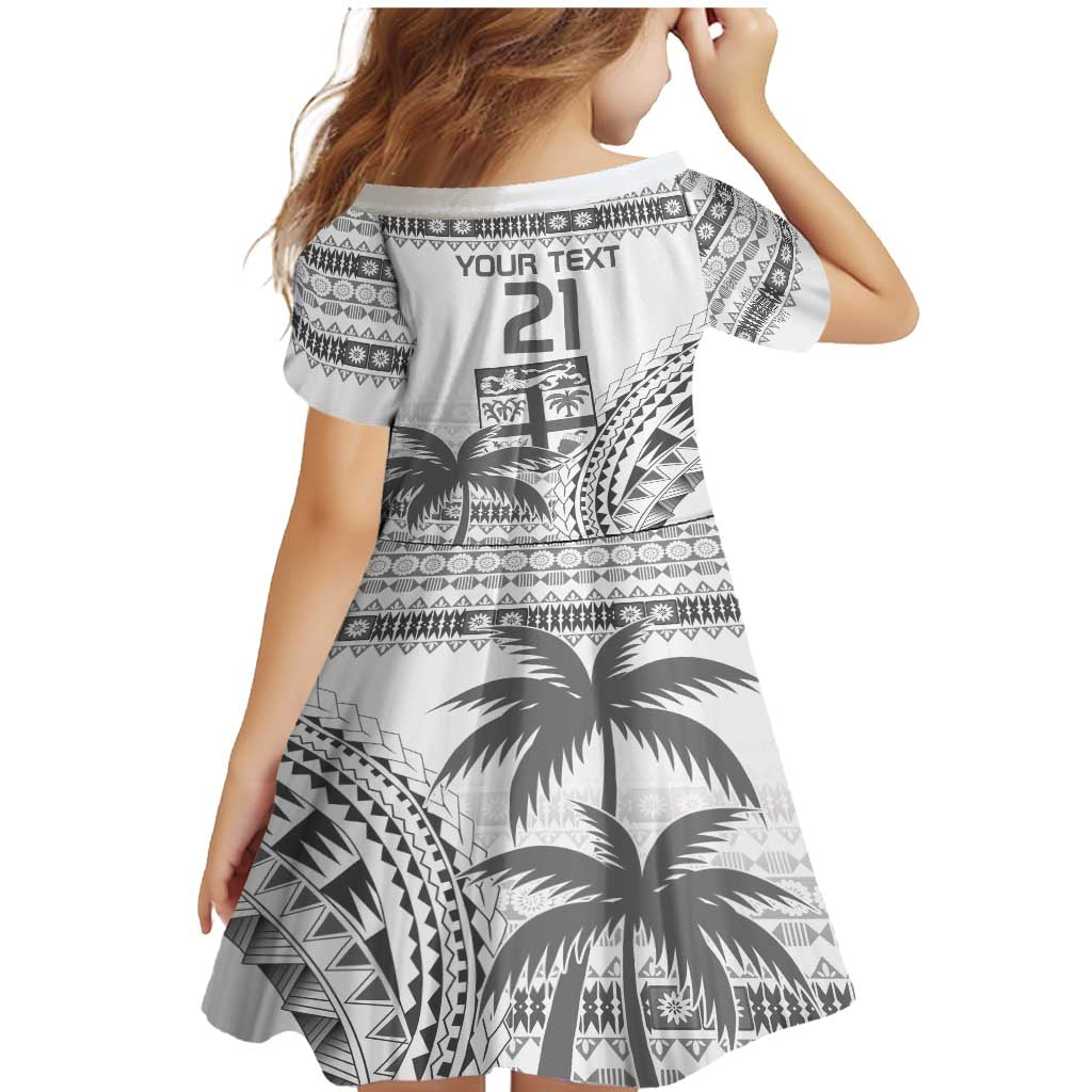 Custom Fiji Rugby Family Matching Mermaid Dress and Hawaiian Shirt Polynesian Fijian Masi Palm Tree LT9 - Polynesian Pride